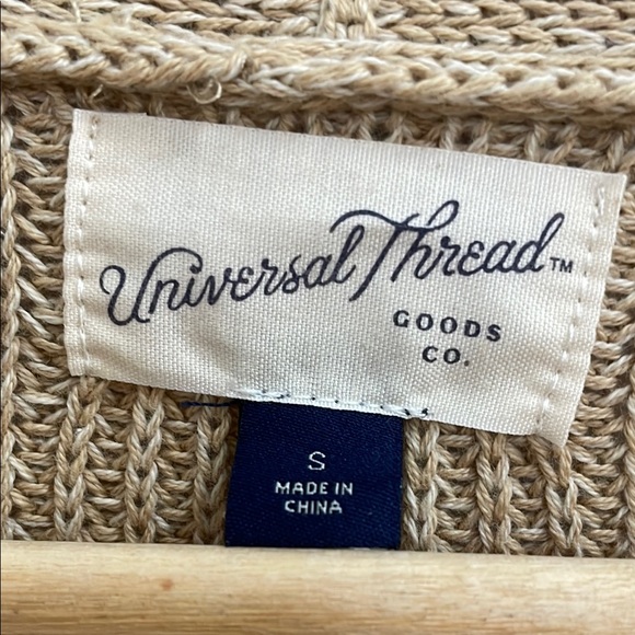 Universal Thread Beige long Sweater cardigan - Picture 2 of 7